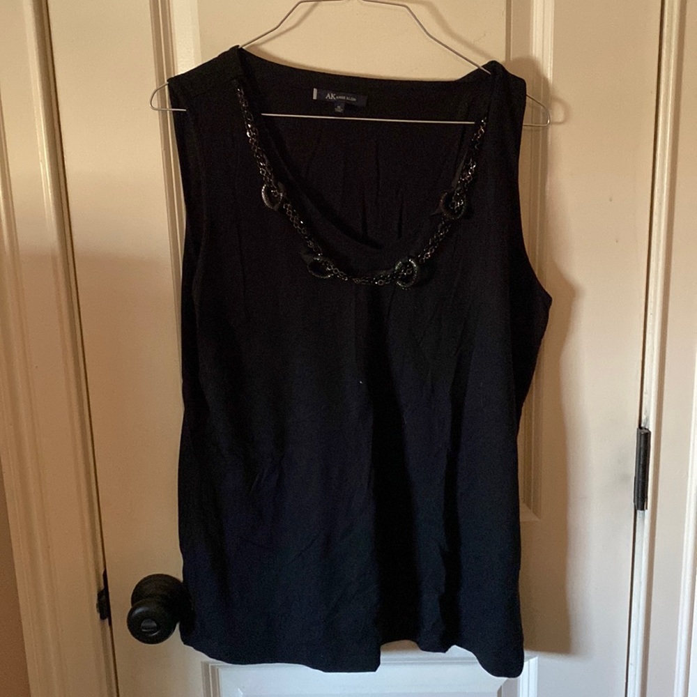 Black tank top